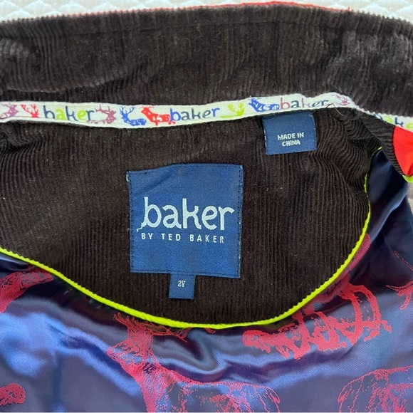 Baker by Ted Baker Orange Red Puffer Vest • 2Y - Picture 7 of 8